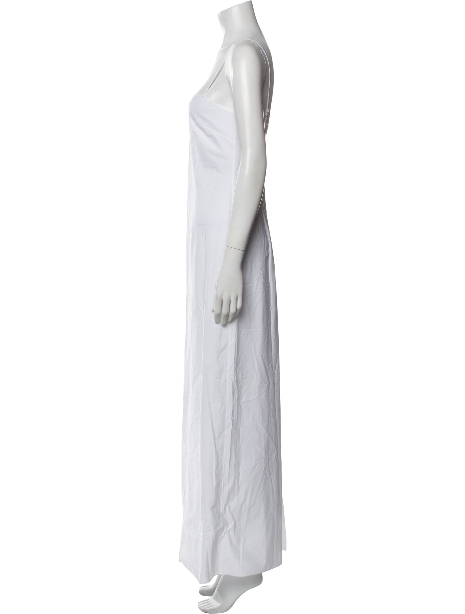 Delpozo Square Neckline Long Dress