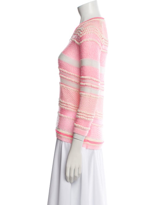 Delpozo Striped V-Neck Sweater