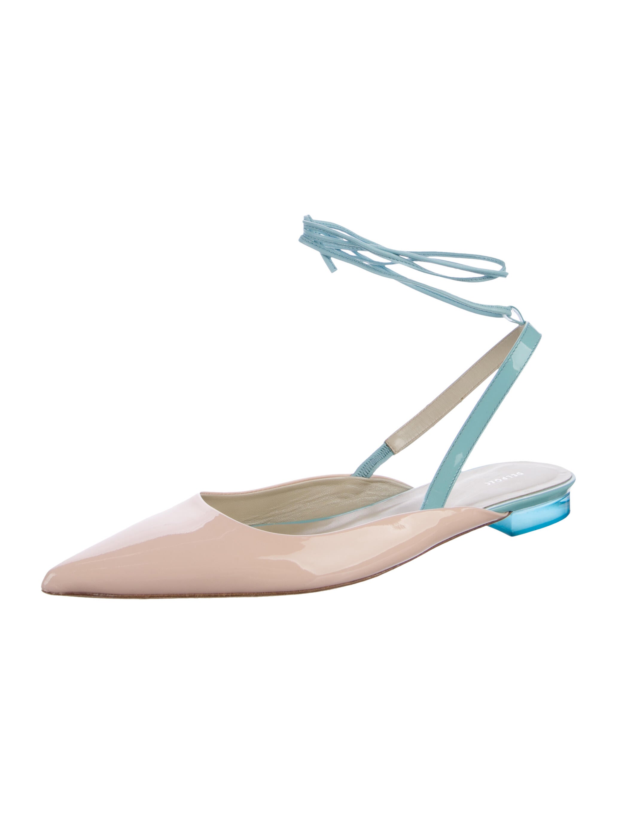 Delpozo Patent Leather Mules
