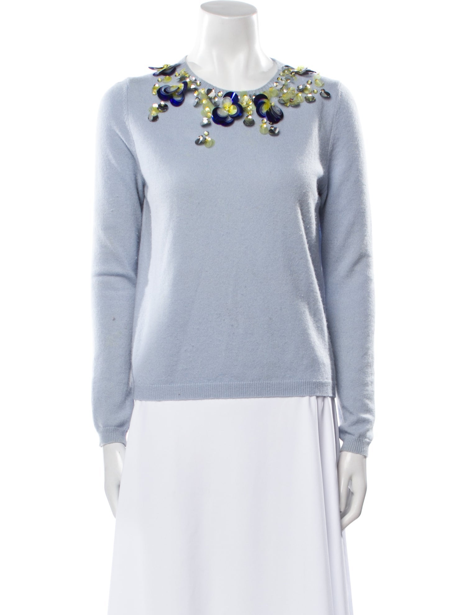 Delpozo Cashmere Crew Neck Sweater