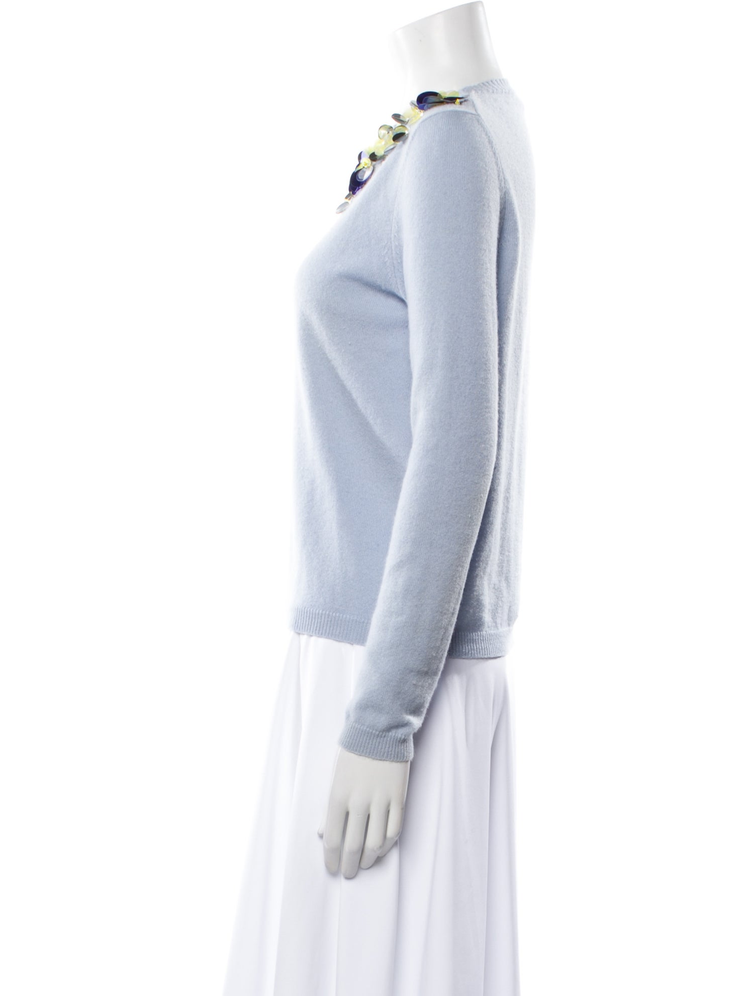 Delpozo Cashmere Crew Neck Sweater