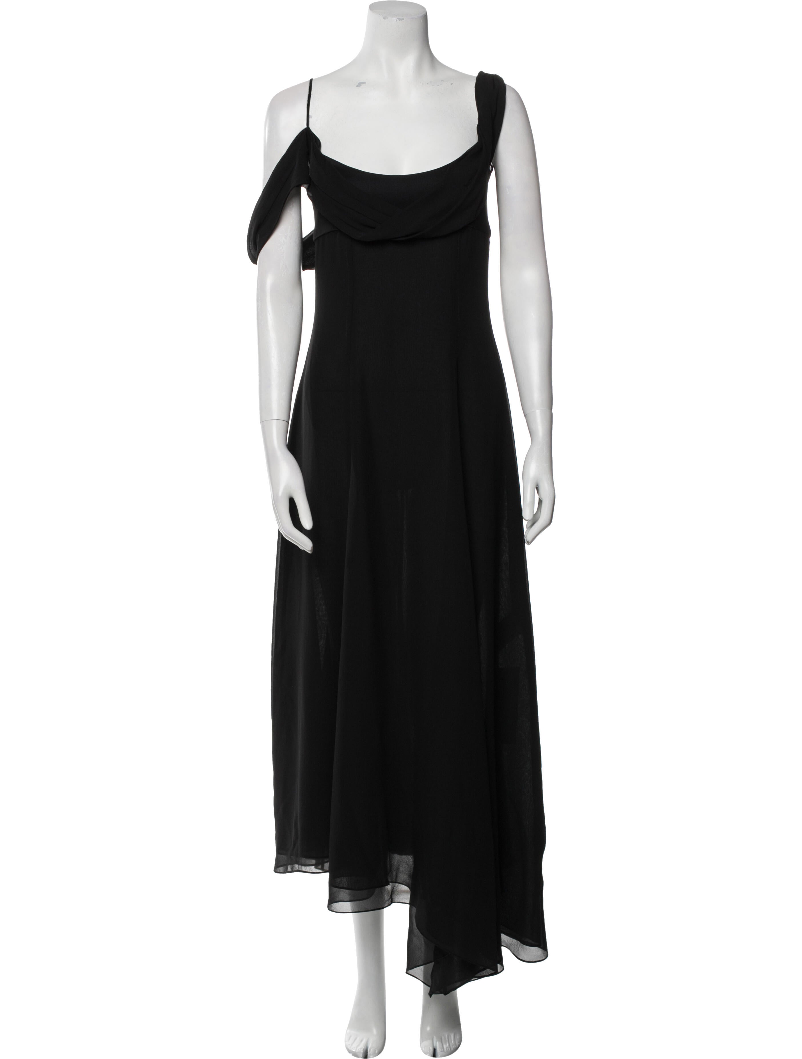 Del Core Silk Midi Length Dress