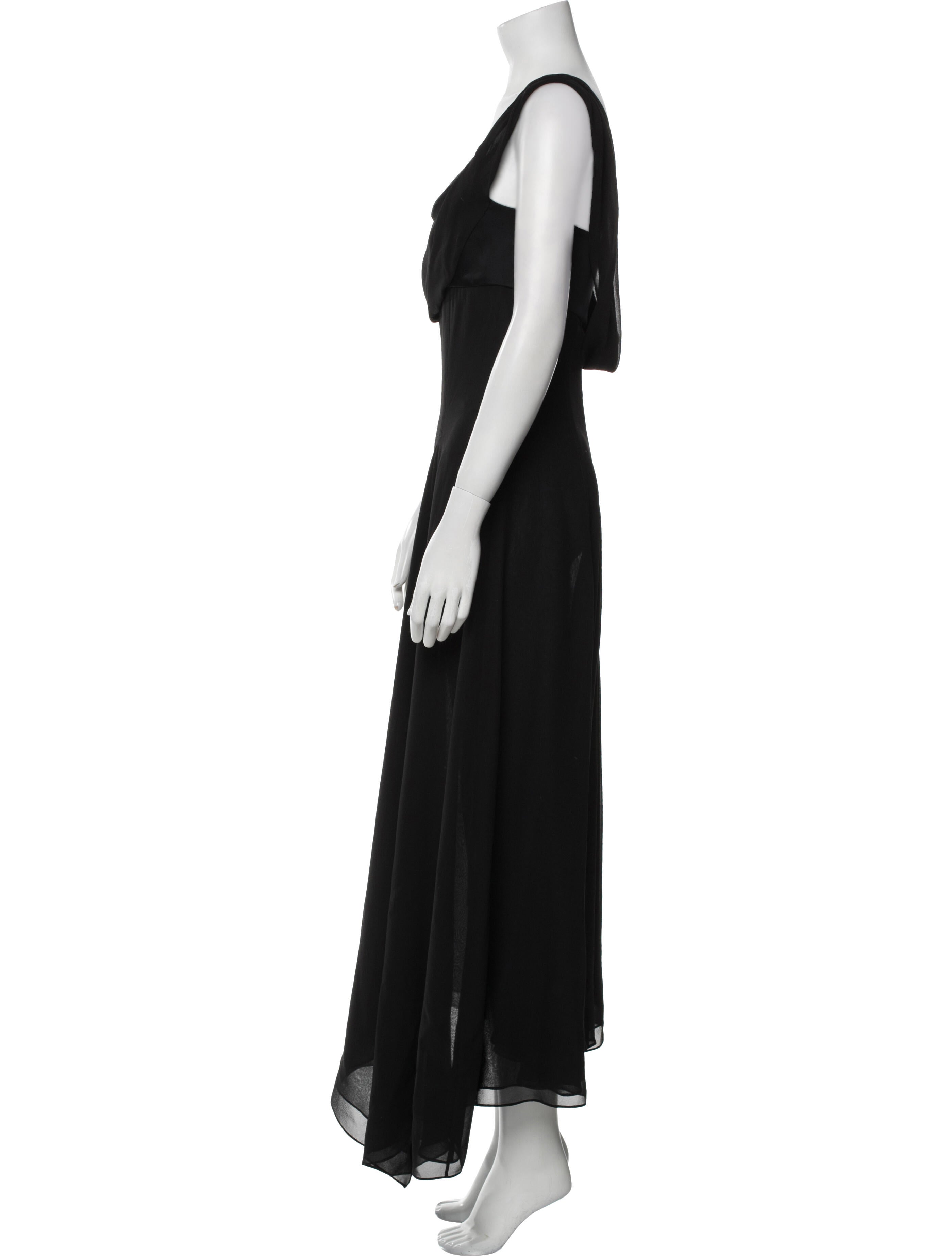 Del Core Silk Midi Length Dress