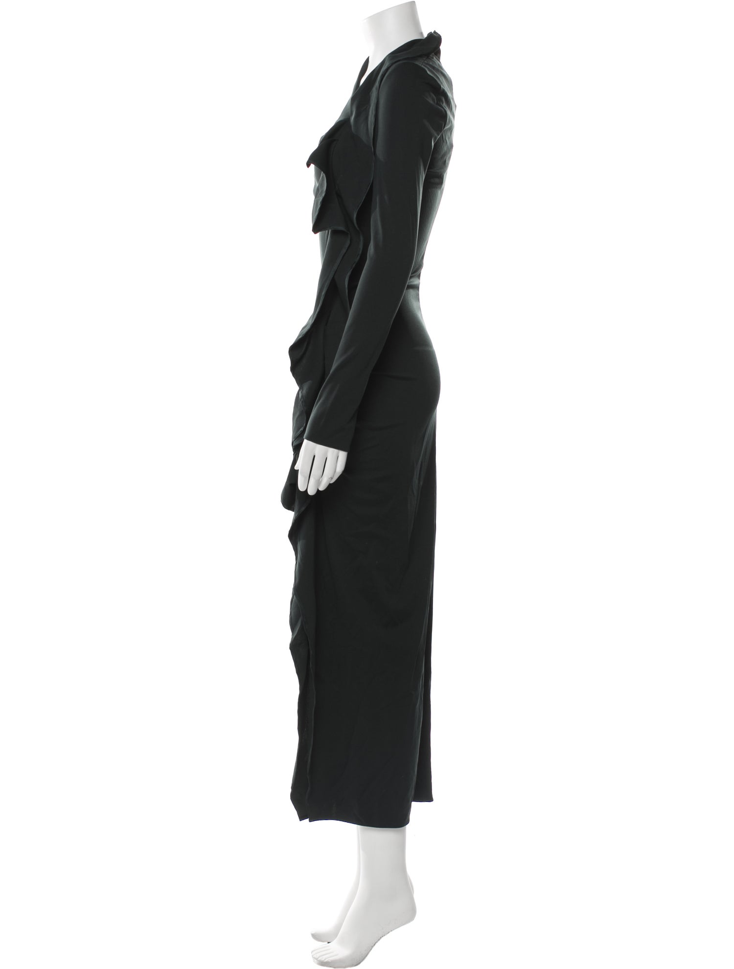 Del Core Cowl Neck Long Dress