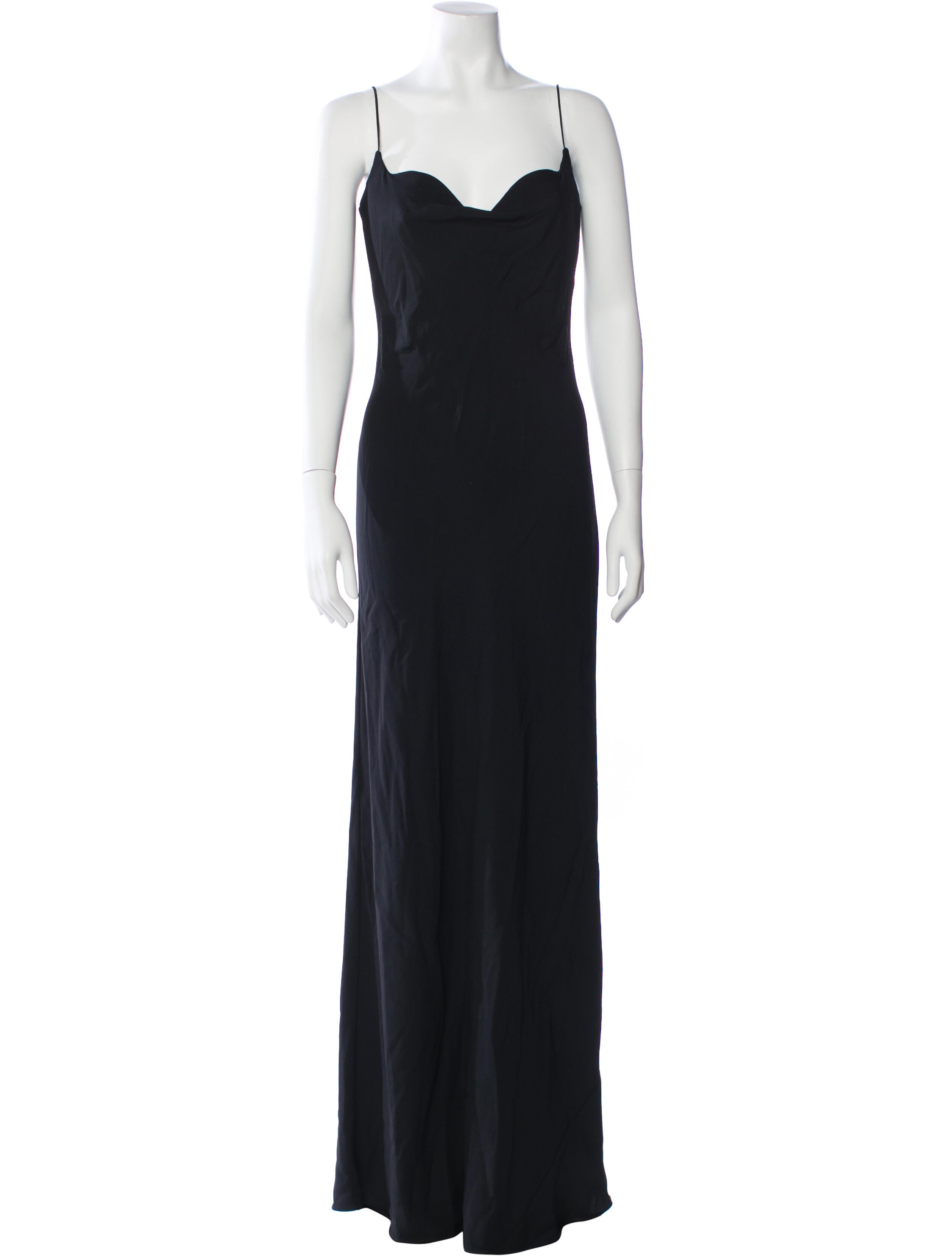 Del Core Cowl Neck Long Dress w/ Tags