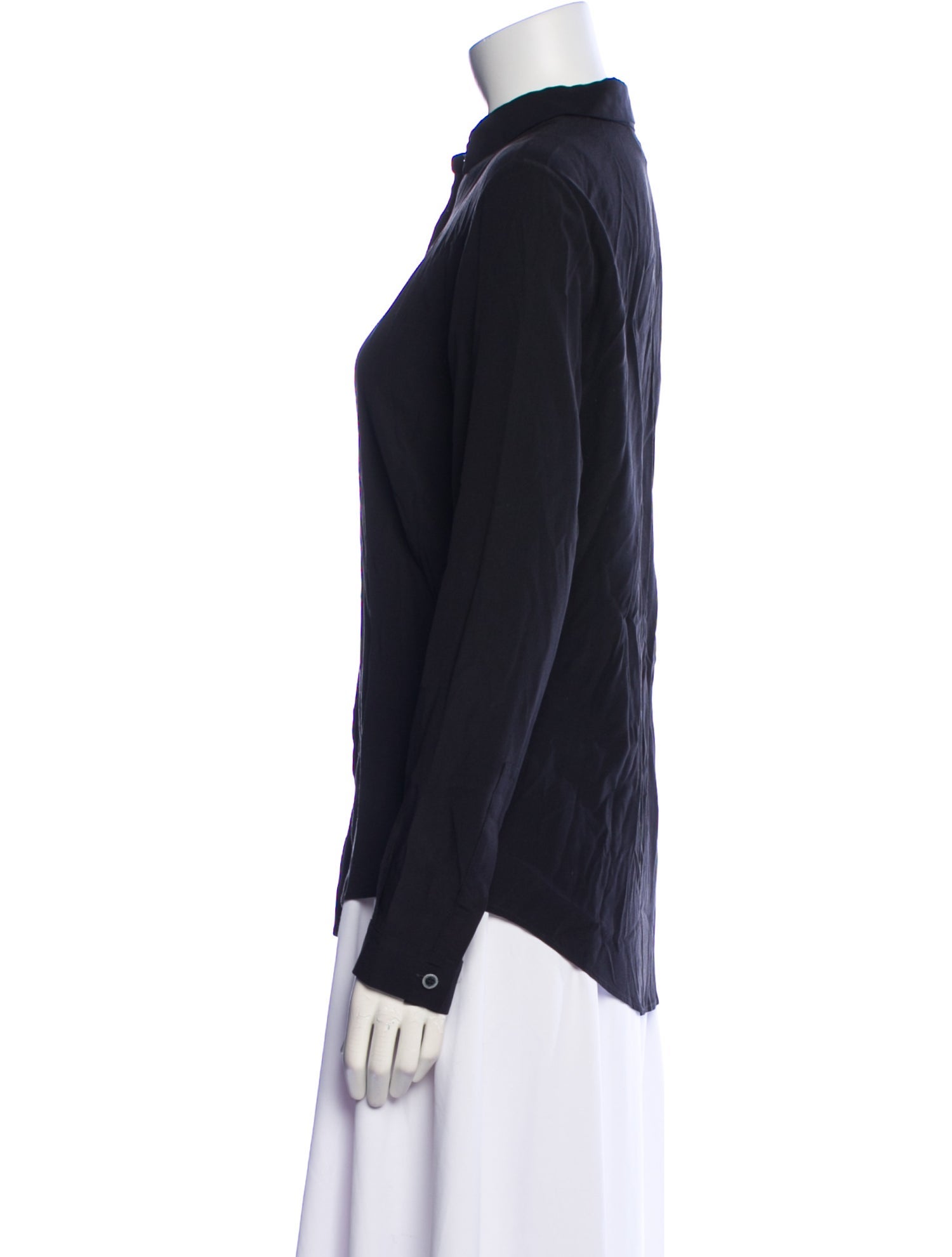 Del Core Long Sleeve Button-Up Top