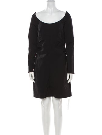 Del Core Scoop Neck Mini Dress