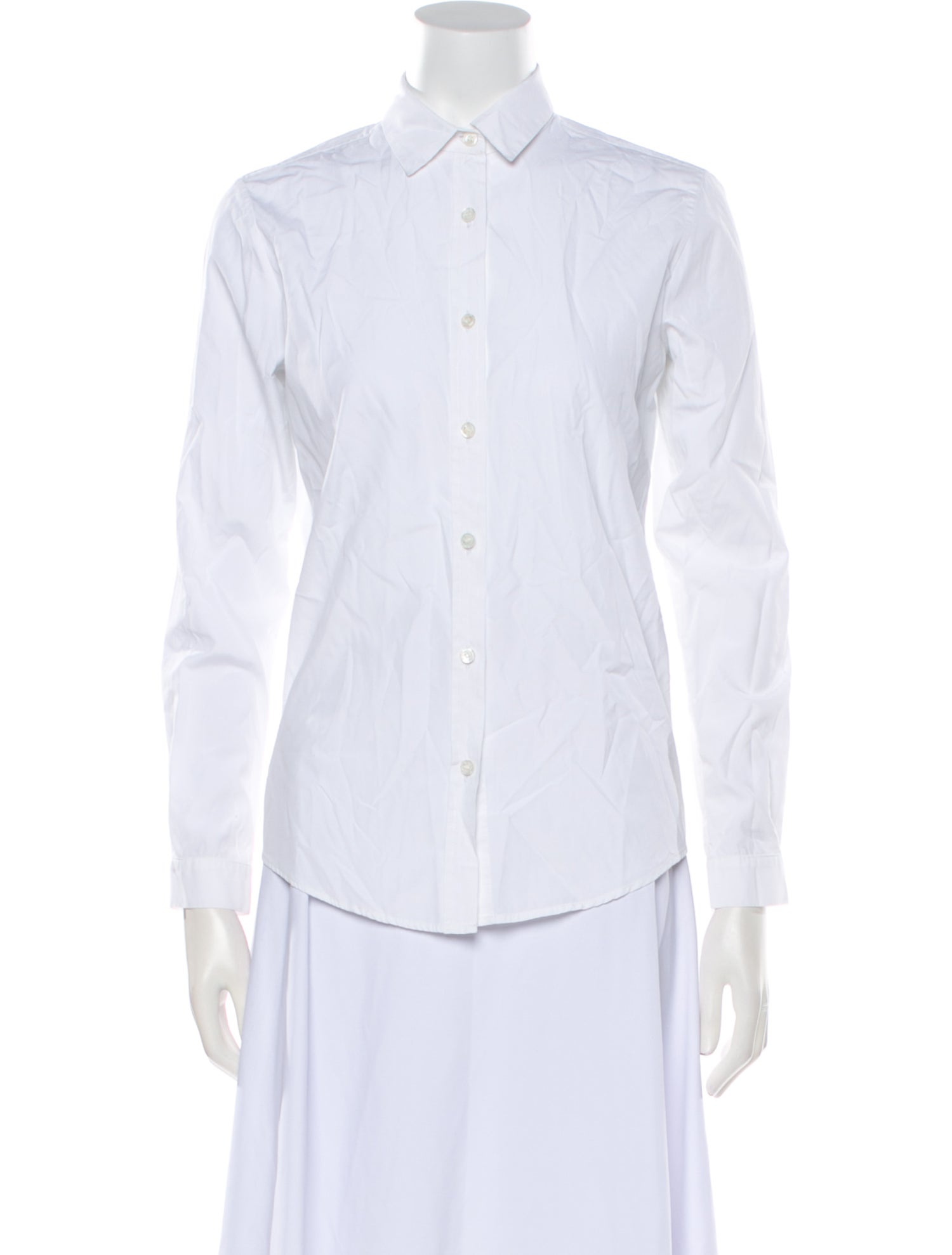 Del Core Long Sleeve Button-Up Top