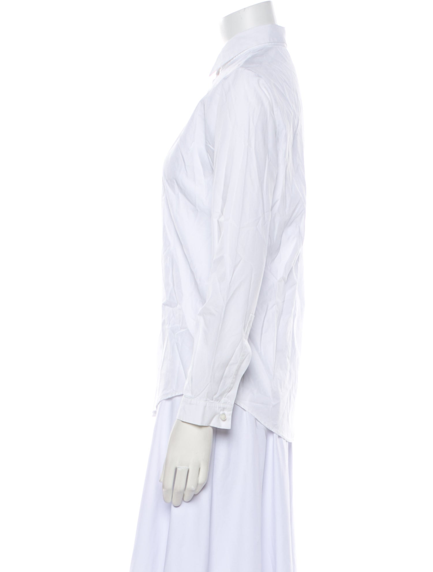 Del Core Long Sleeve Button-Up Top