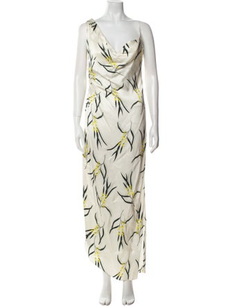 Del Core Printed Long Dress