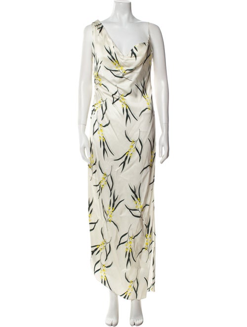 Del Core Printed Long Dress