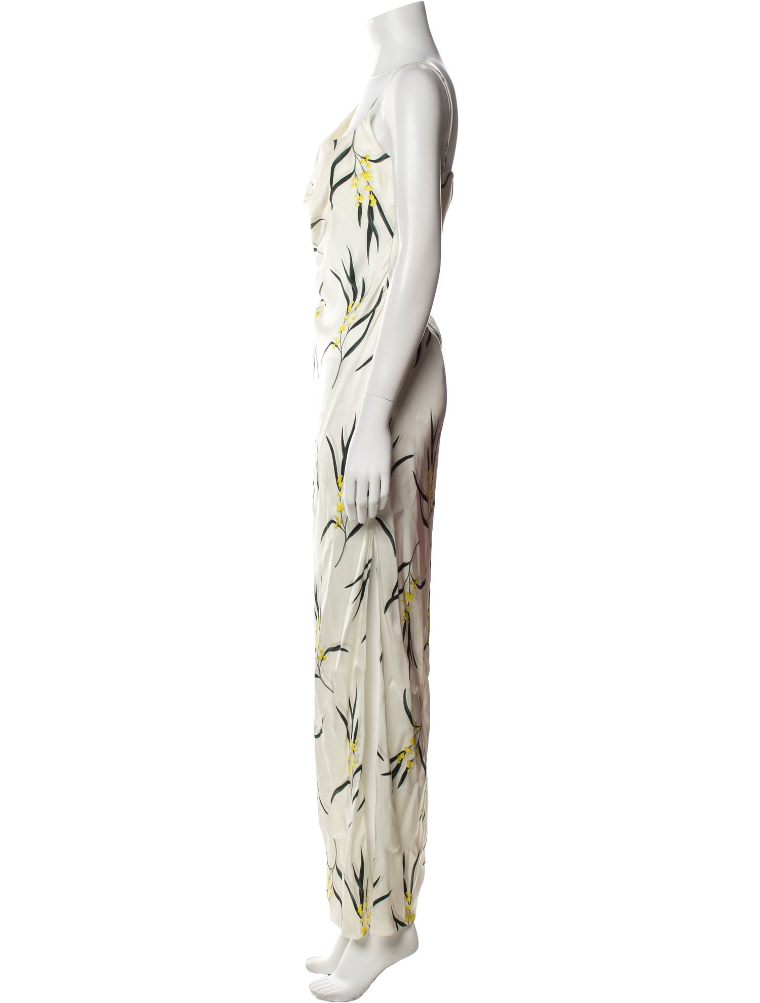 Del Core Printed Long Dress