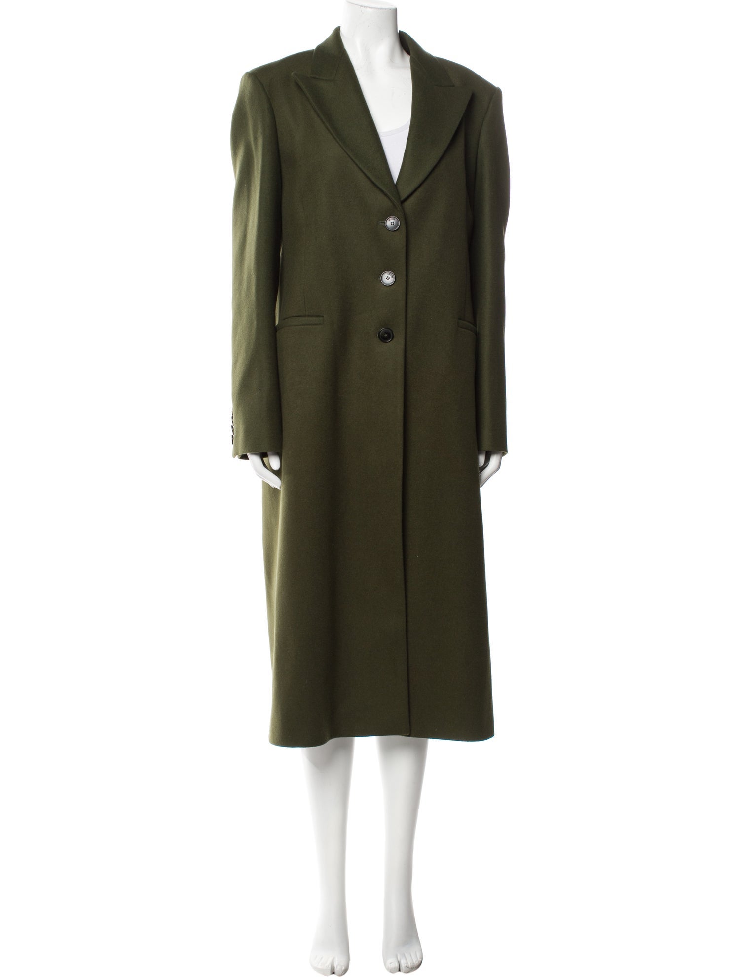 Del Core Virgin Wool Coat w/ Tags