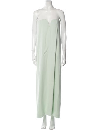 Del Core Strapless Long Dress