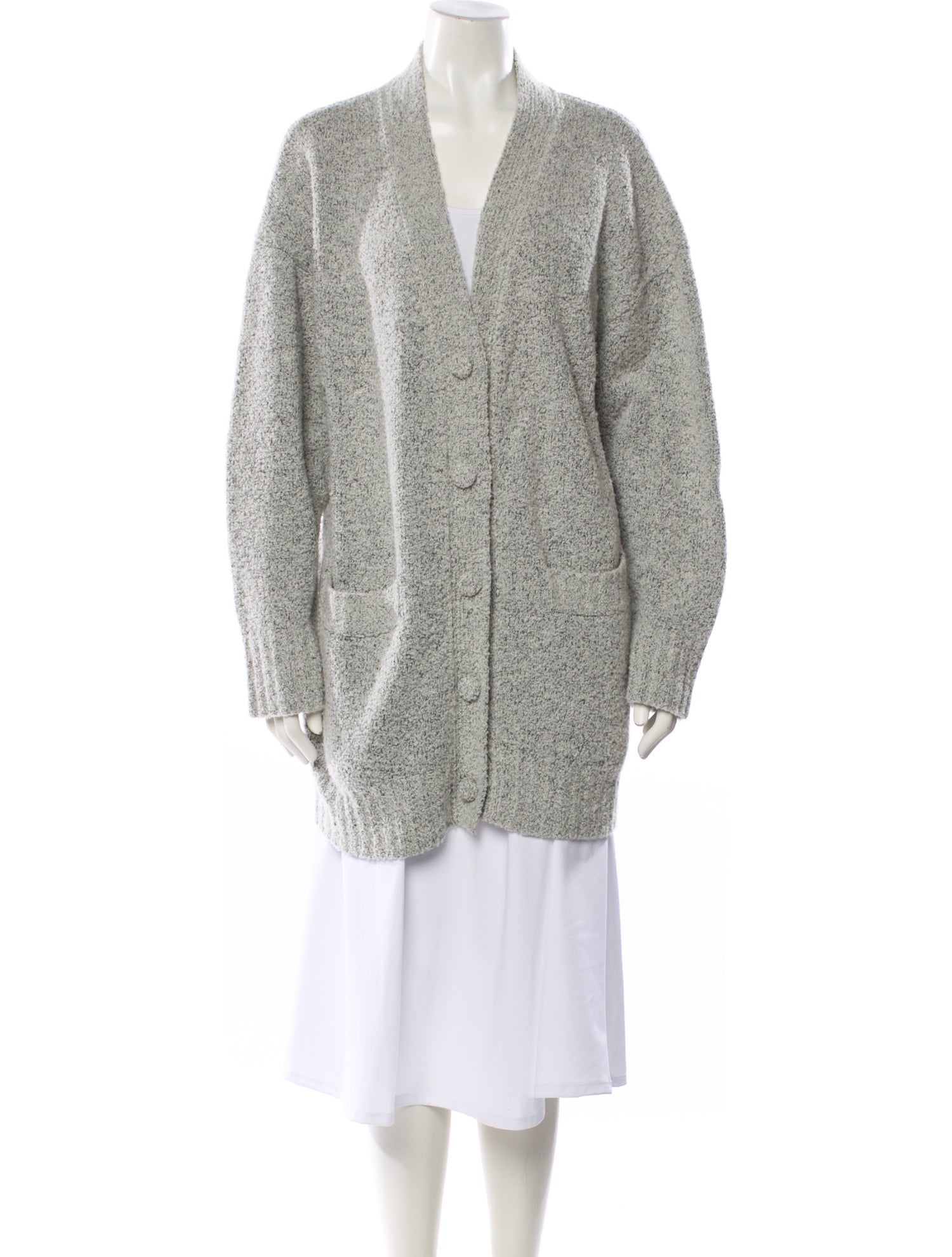 Del Core Merino Wool V-Neck Sweater