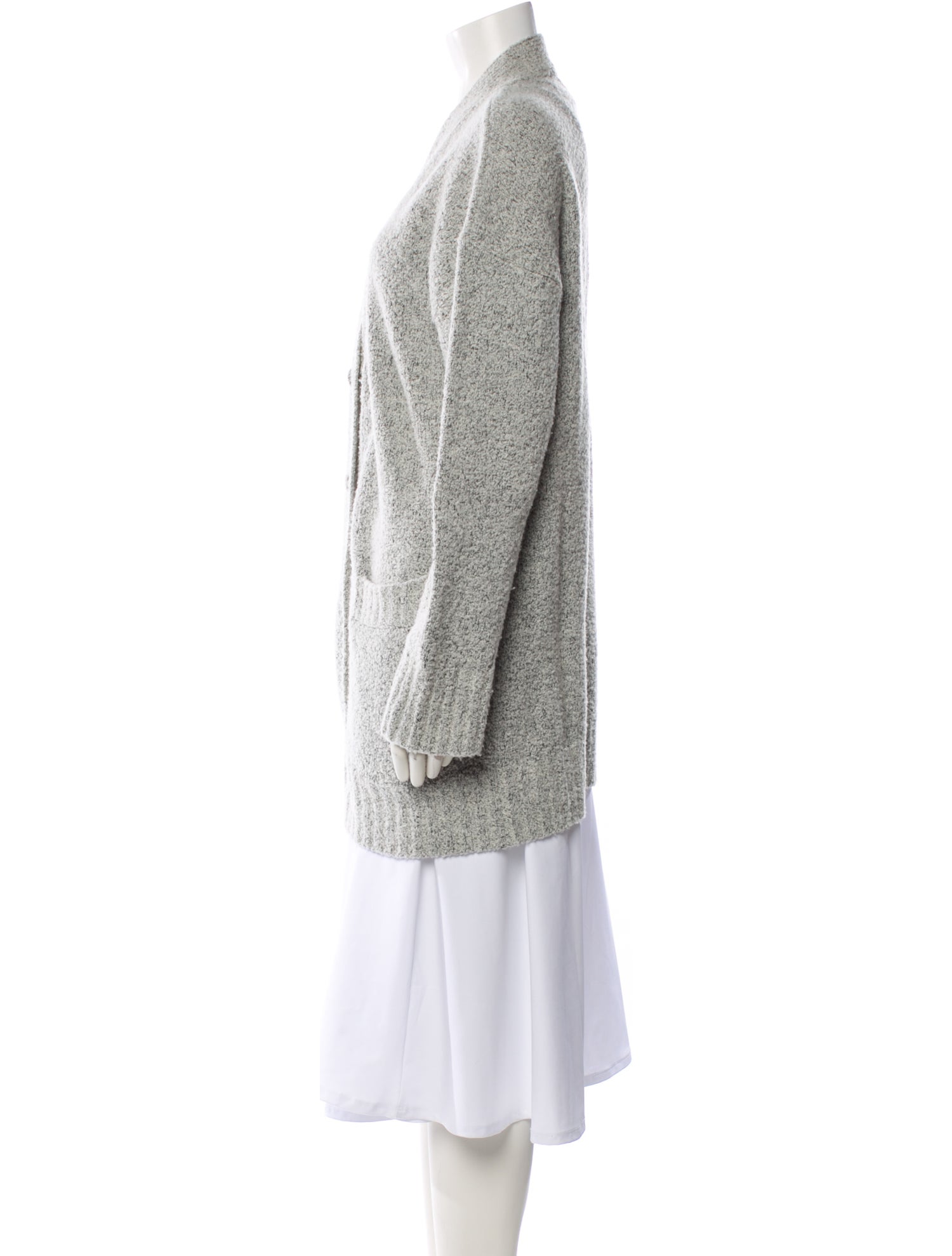 Del Core Merino Wool V-Neck Sweater