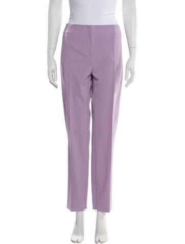 Pre-owned Del Core Straight Leg Pants In Purple