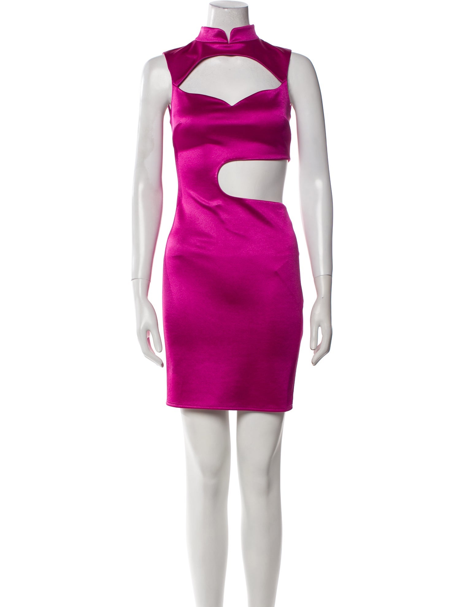 Deity New York Mock Neck Mini Dress