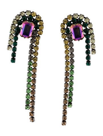Demarson Drop Crystal Divina Waterfall Earrings