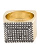Demarson Pave Crystal Rio Ring