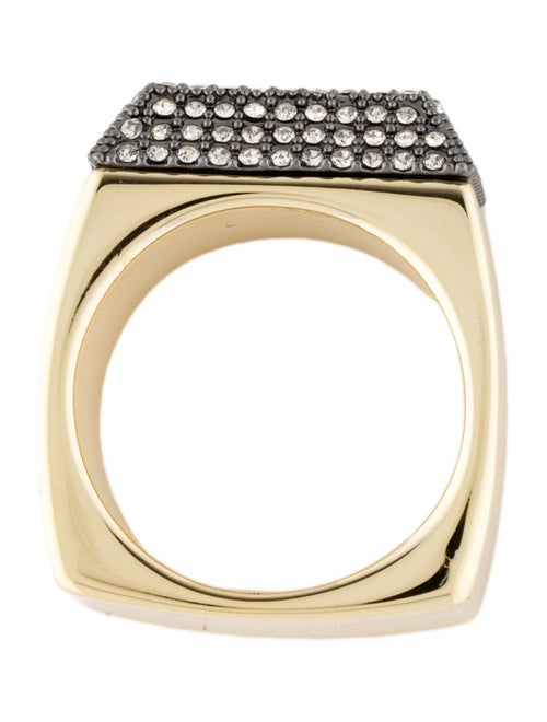 Demarson Pave Crystal Rio Ring
