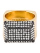 Demarson Pave Crystal Rio Ring