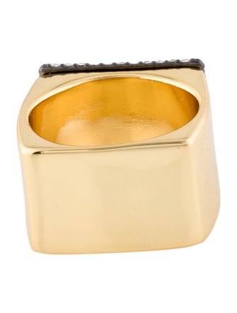 Demarson Pave Crystal Rio Ring