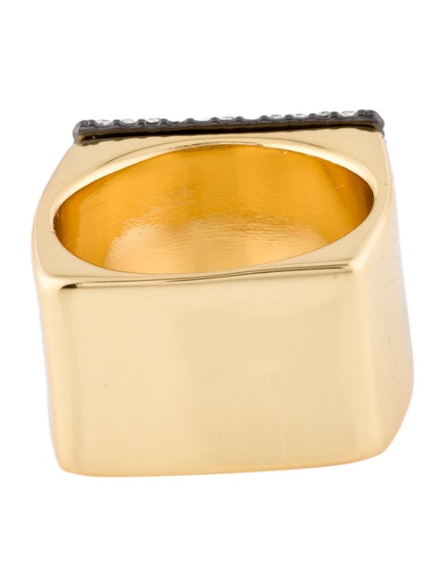 Demarson Pave Crystal Rio Ring