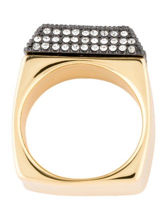 Demarson Pave Crystal Rio Ring