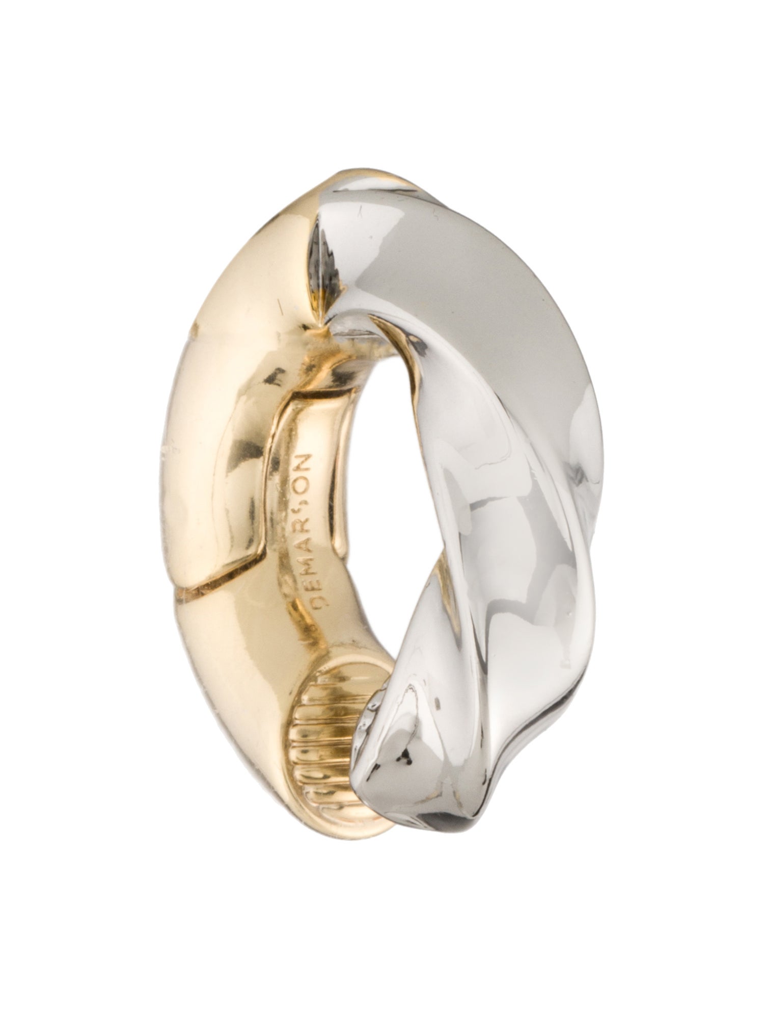 Demarson Two-Tone Bleecker Ear Cuff