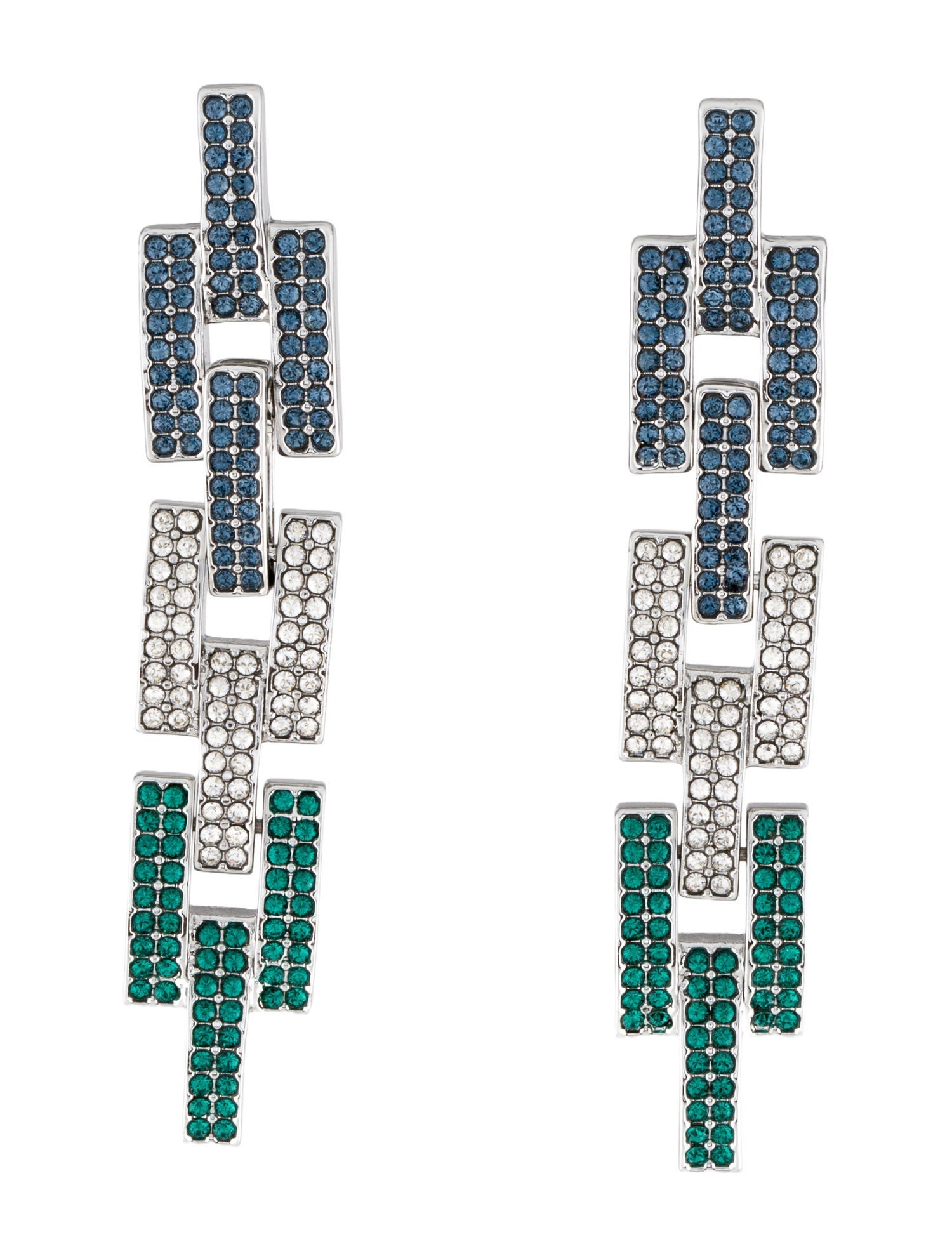 Demarson Freja Pave Drop Earrings