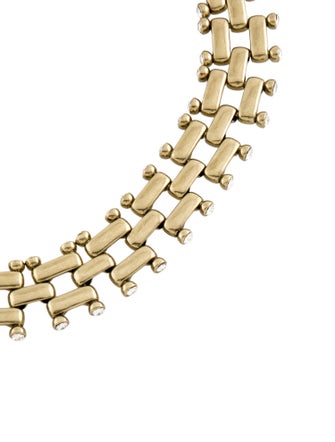 Demarson Crystal Tori Ladder Choker Necklace