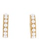 Demarson Faux Pearl Cuff Earrings