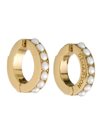 Demarson Faux Pearl Eden Ear Cuff