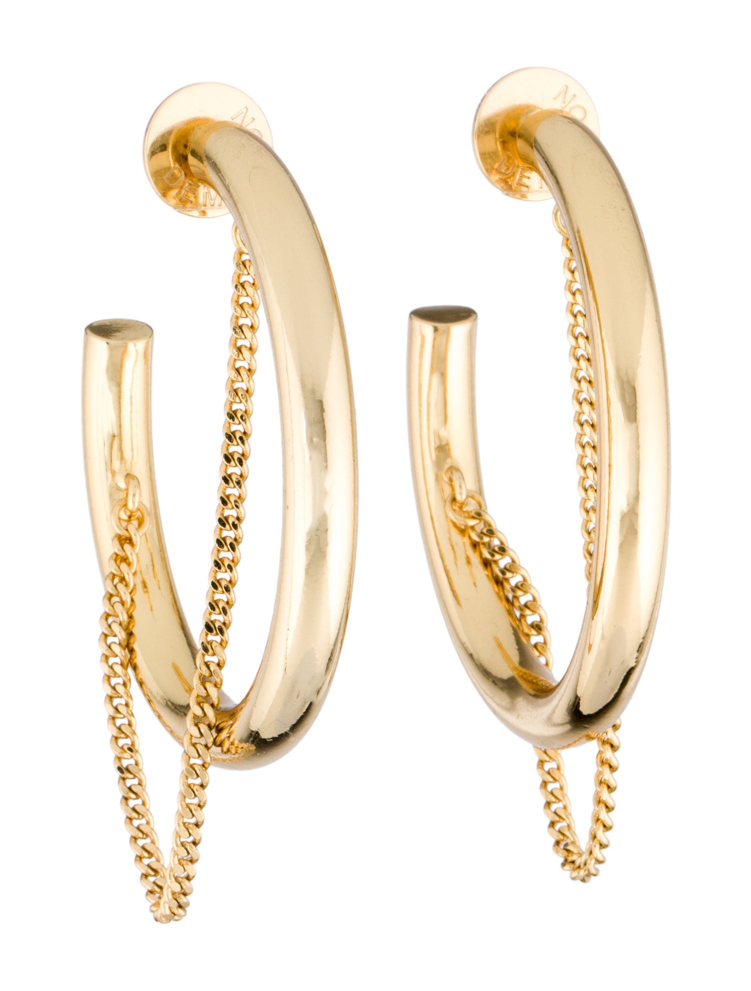 Demarson Miley Hoop Earrings