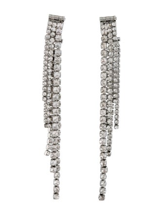 Demarson Crystal Drop Calla Earrings