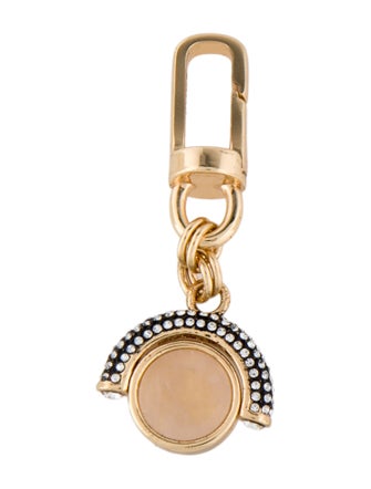 Demarson Crystal & Gem Embellished Bag Charm