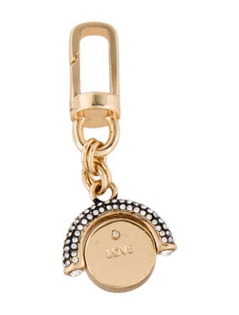 Demarson Crystal & Gem Embellished Bag Charm