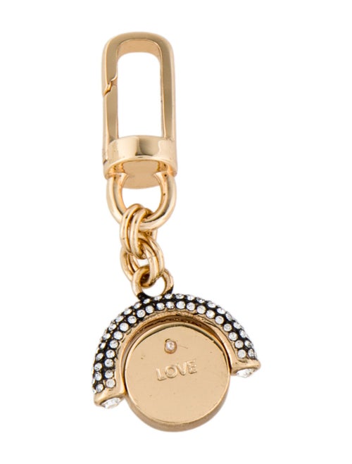 Demarson Crystal & Gem Embellished Bag Charm