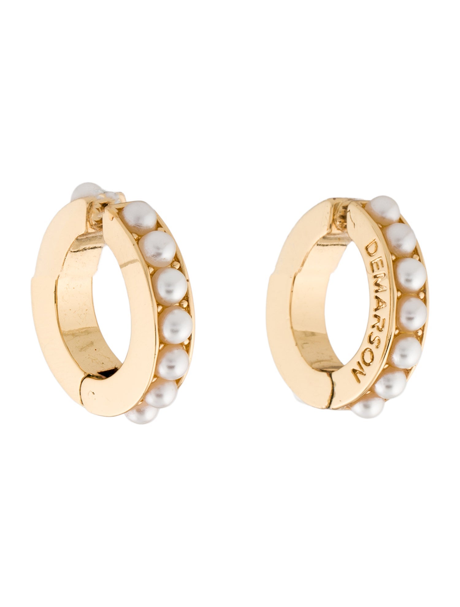 Demarson Faux Pearl Eden Ear Cuffs