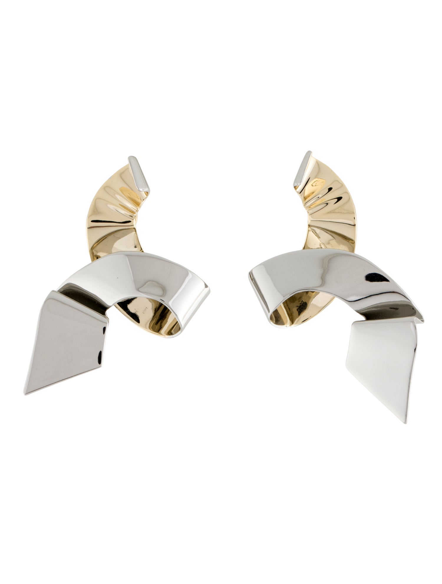 Demarson Two -Tone Phaedra Drop Earrings