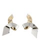 Demarson Two -Tone Phaedra Drop Earrings