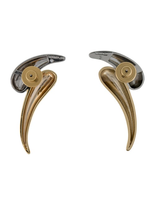 Demarson Two-Tone 'Aries' Stud Drop Earrings