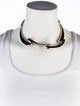 Demarson Crystal Two-Tone 'Aries' Collar Necklace