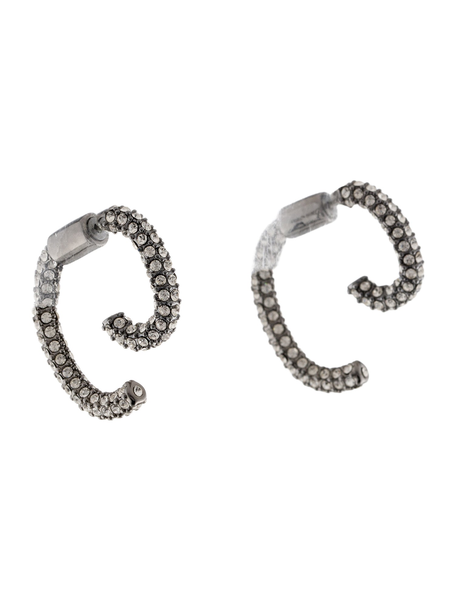 Demarson Crystal Mini Luna Stud Earrings