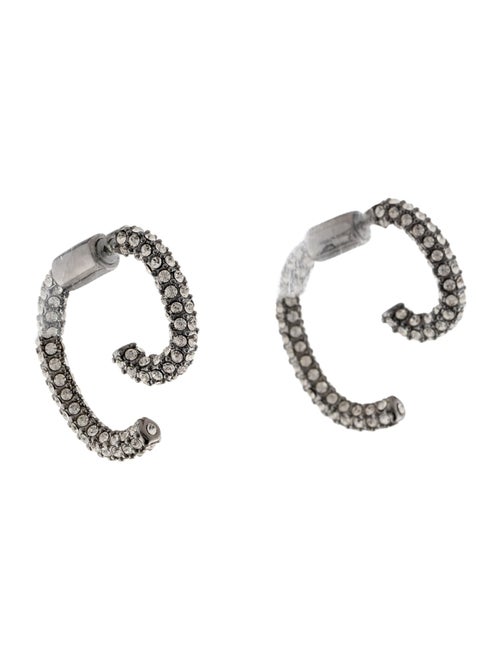 Demarson Crystal Mini Luna Stud Earrings