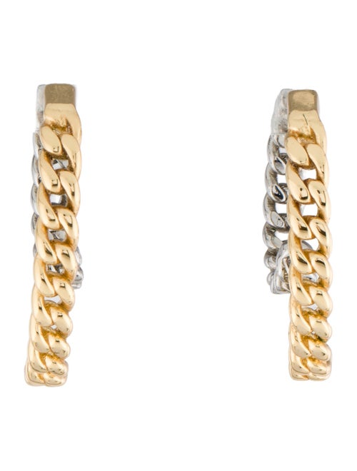 Demarson Curb LInk Drop Earrings