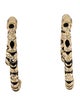 Demarson Zebra Pave Luna Crystal Earrings