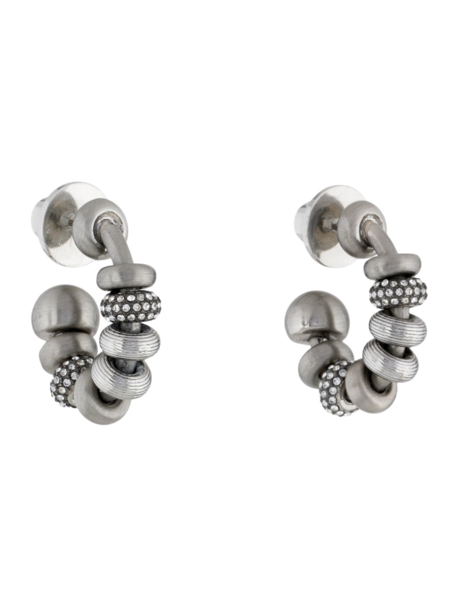 Demarson Crystal 'Lucy Baroque' Hoop Earrings