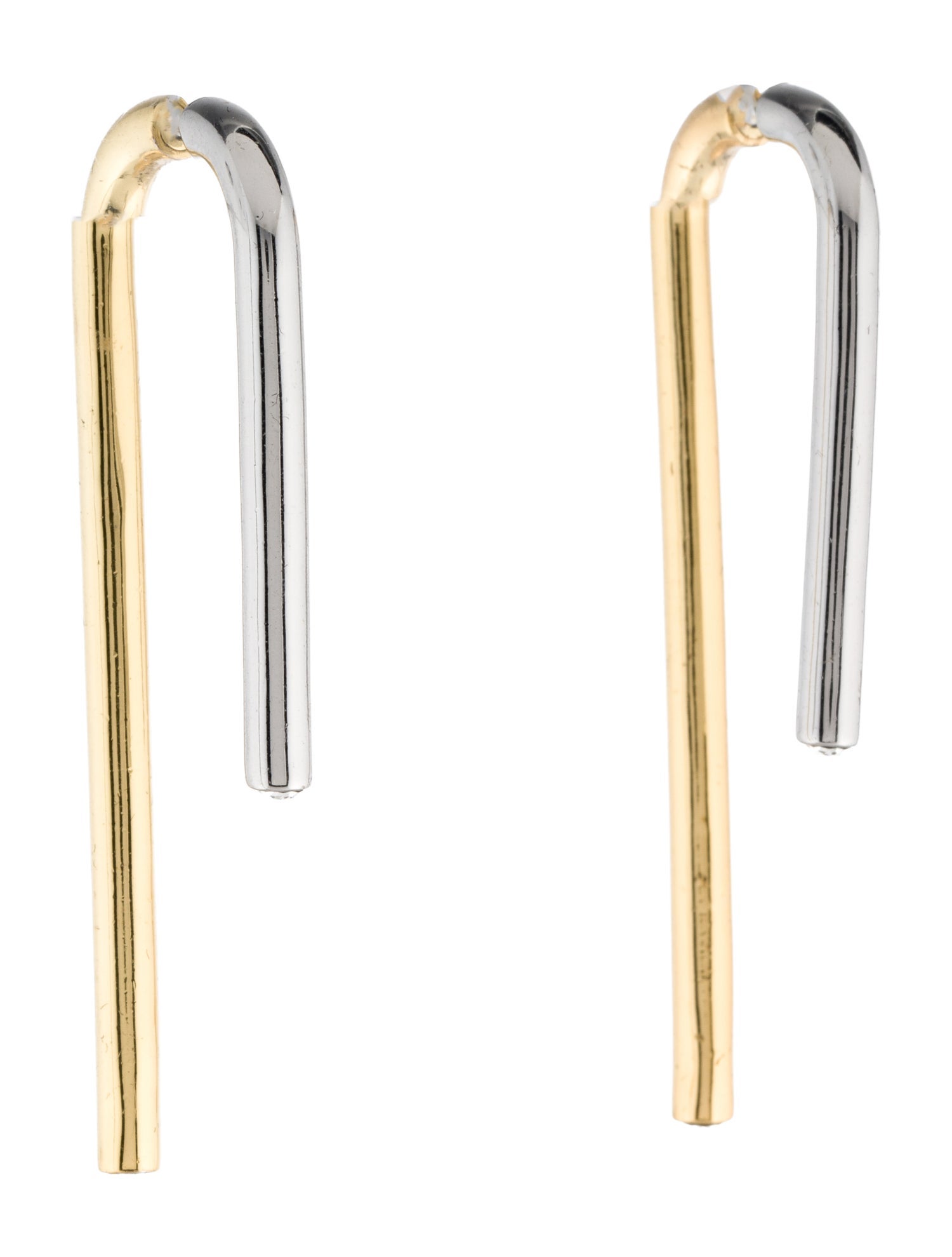 Demarson Crystal Two-Tone Celeste Drop Earrings